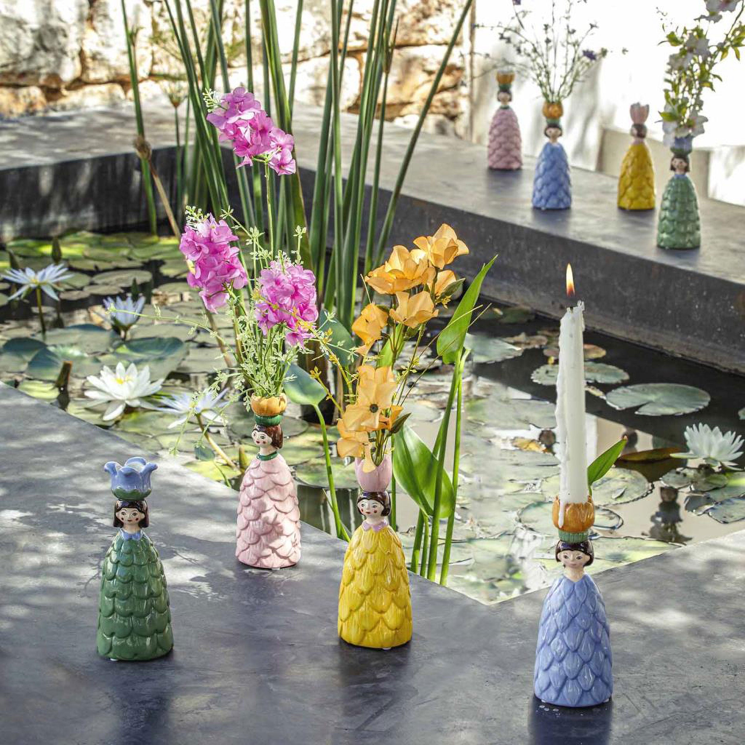 Crocus Vaso, Lefatinedeifiori - Ceramica, 6x7x18h cm