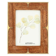 Petali Portafoto, Miranda - Legno Riciclato E Metallo, 19x1x24h cm