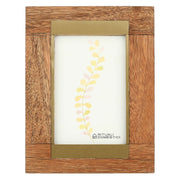 Rettangoli Portafoto, Miranda - Legno Riciclato E Metallo, 16,5x1x21,5h cm