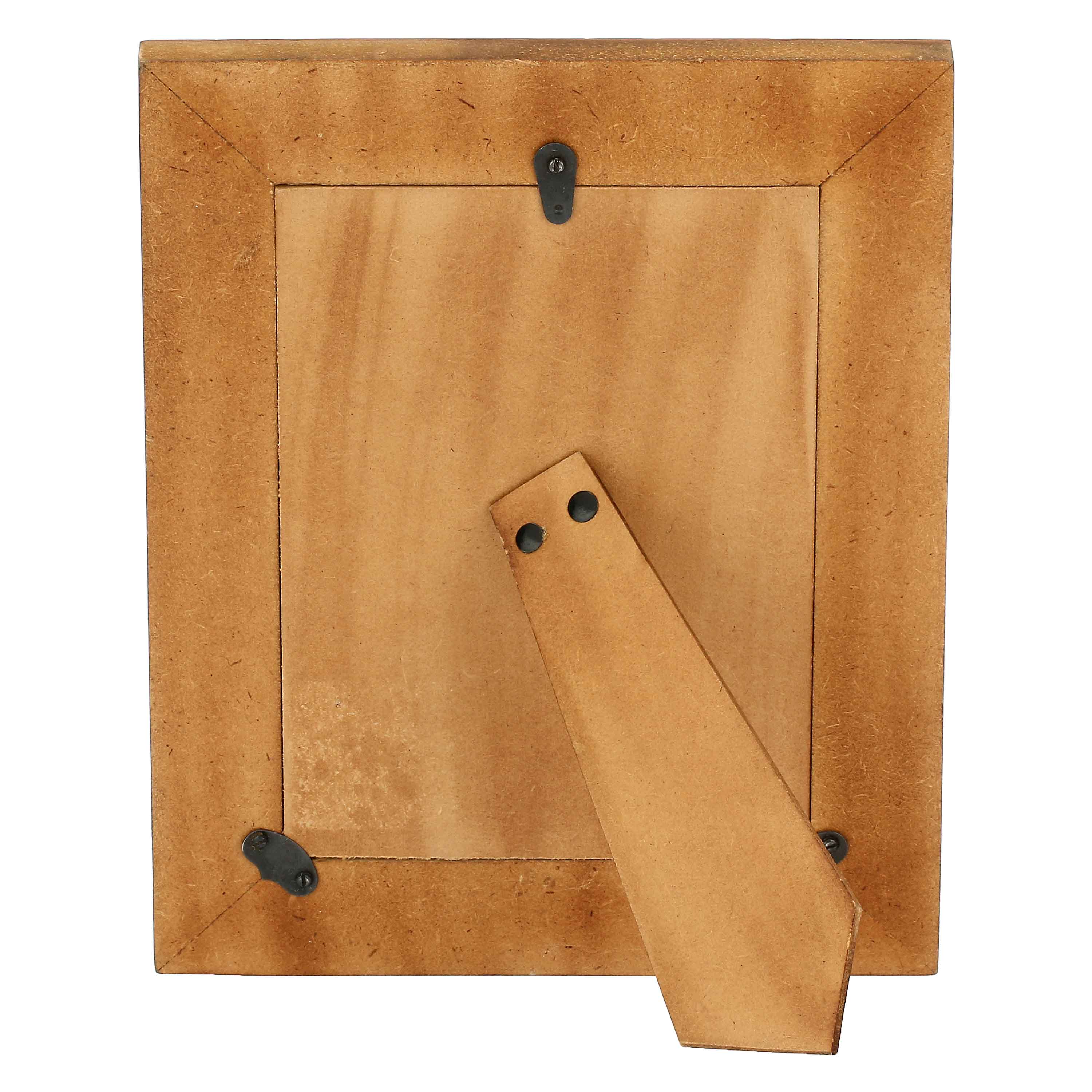 Rettangoli Protafoto, Miranda - Legno Riciclato E Metallo, 19x1x24h cm