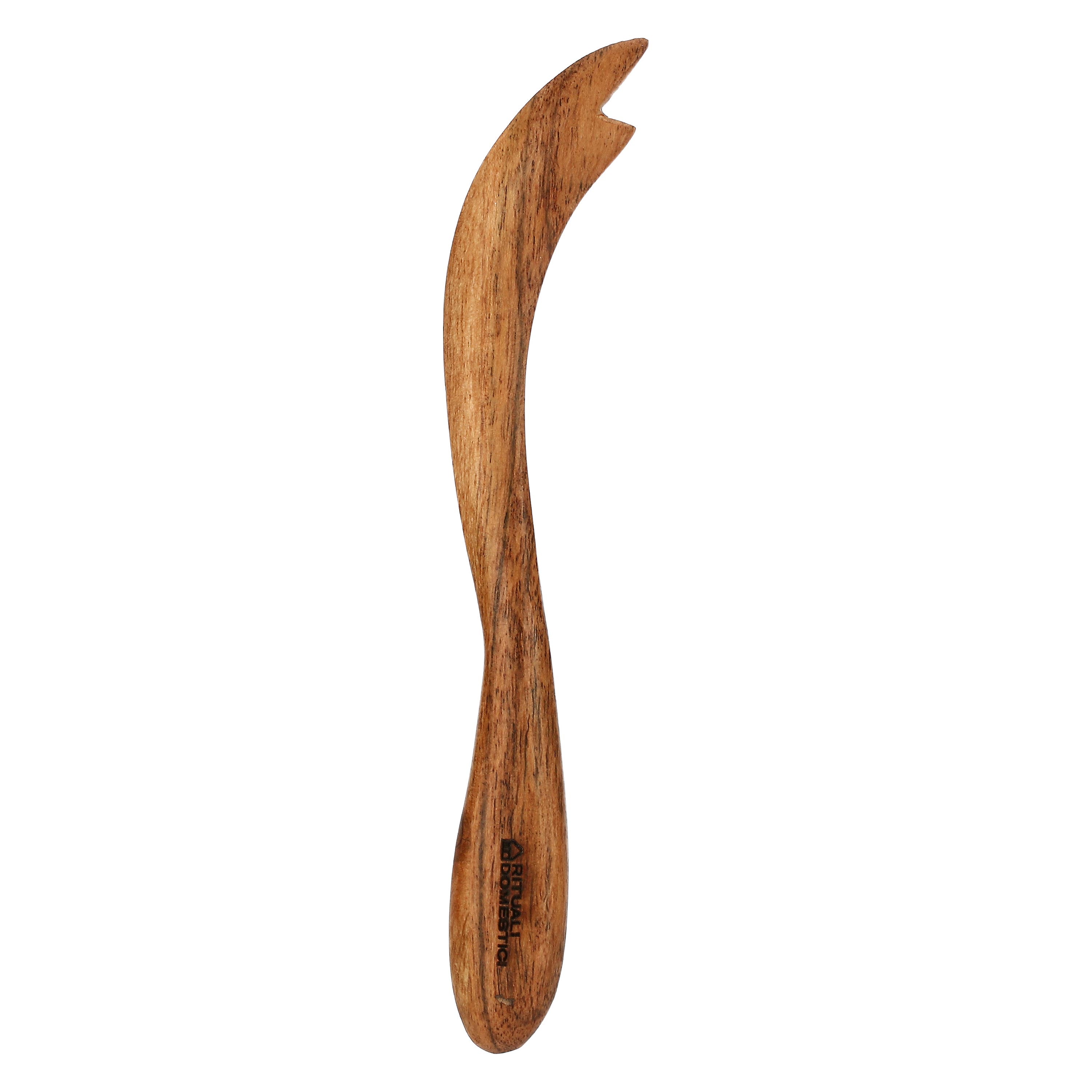 Set da 6, Coltello Punte In Acacia, Nonperleuova - Legno di Acacia, 17x3,5x1h cm