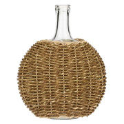 Fiaschetta Bassa, Fischiperfiaschi - Vetro E Corda, 17x17x19h cm