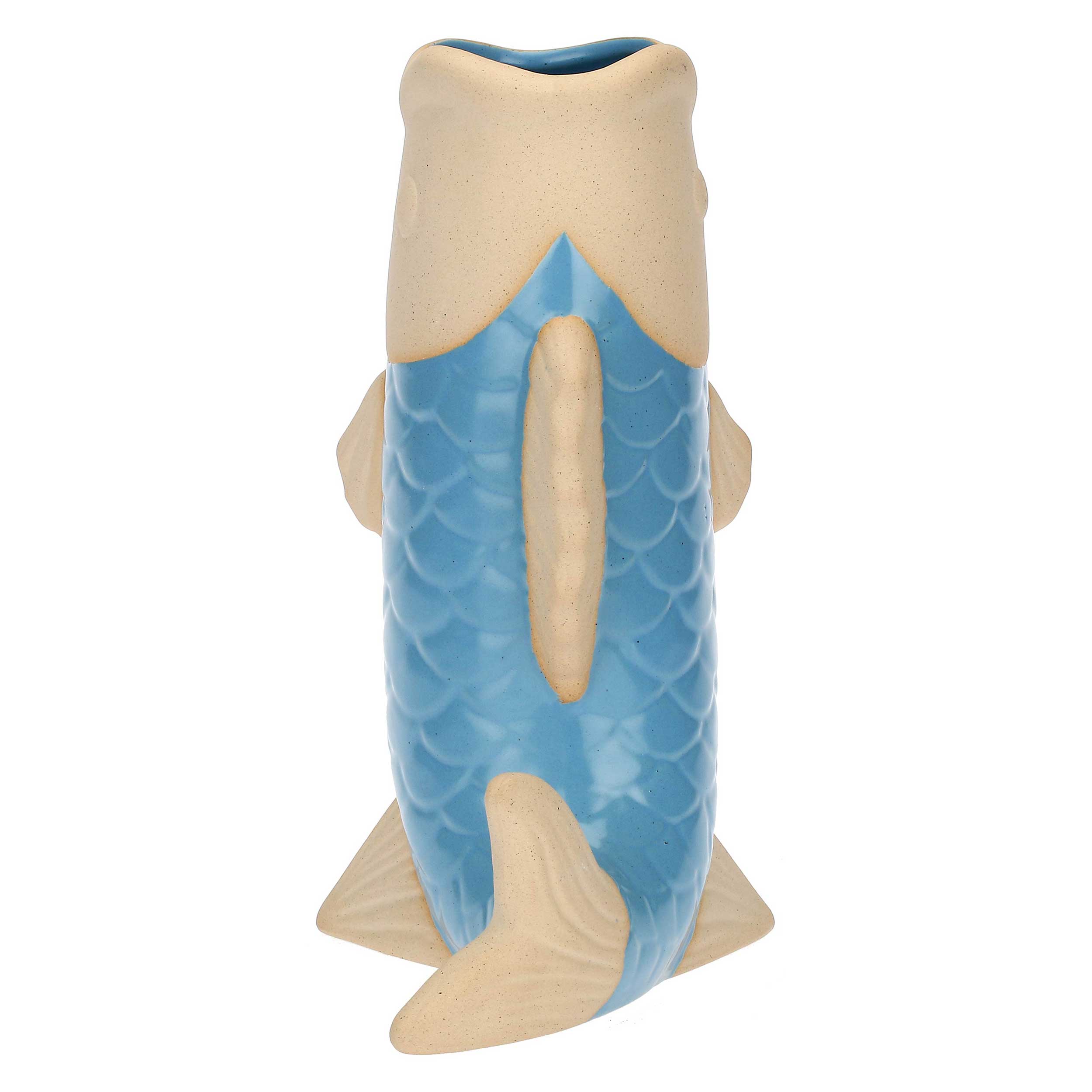 Fish Vase - Decorative Vase for Home and Garden, Handcrafted Ceramic Design