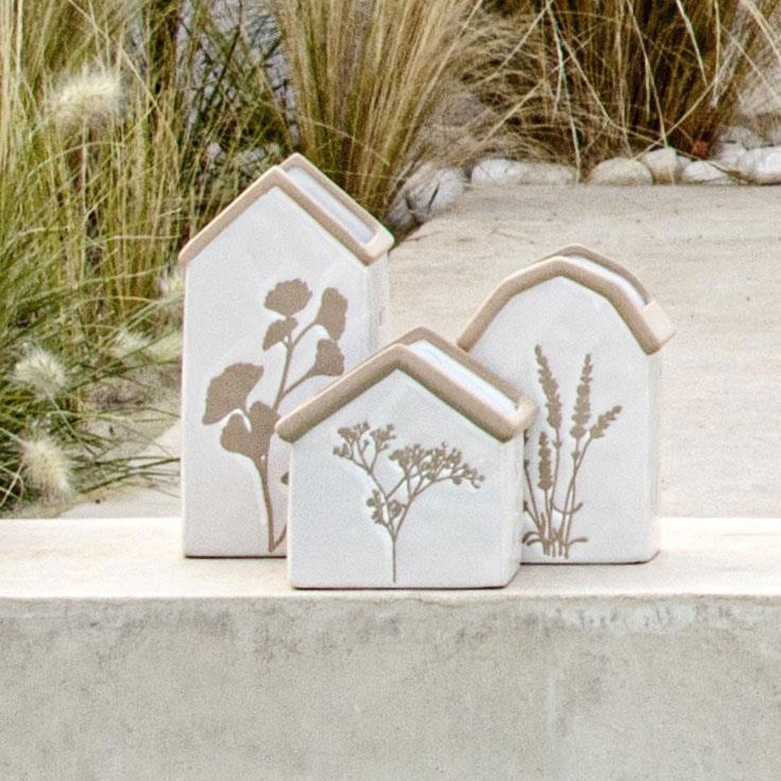 Cachepot M, Dicasa - Gres, 18x18x40h cm