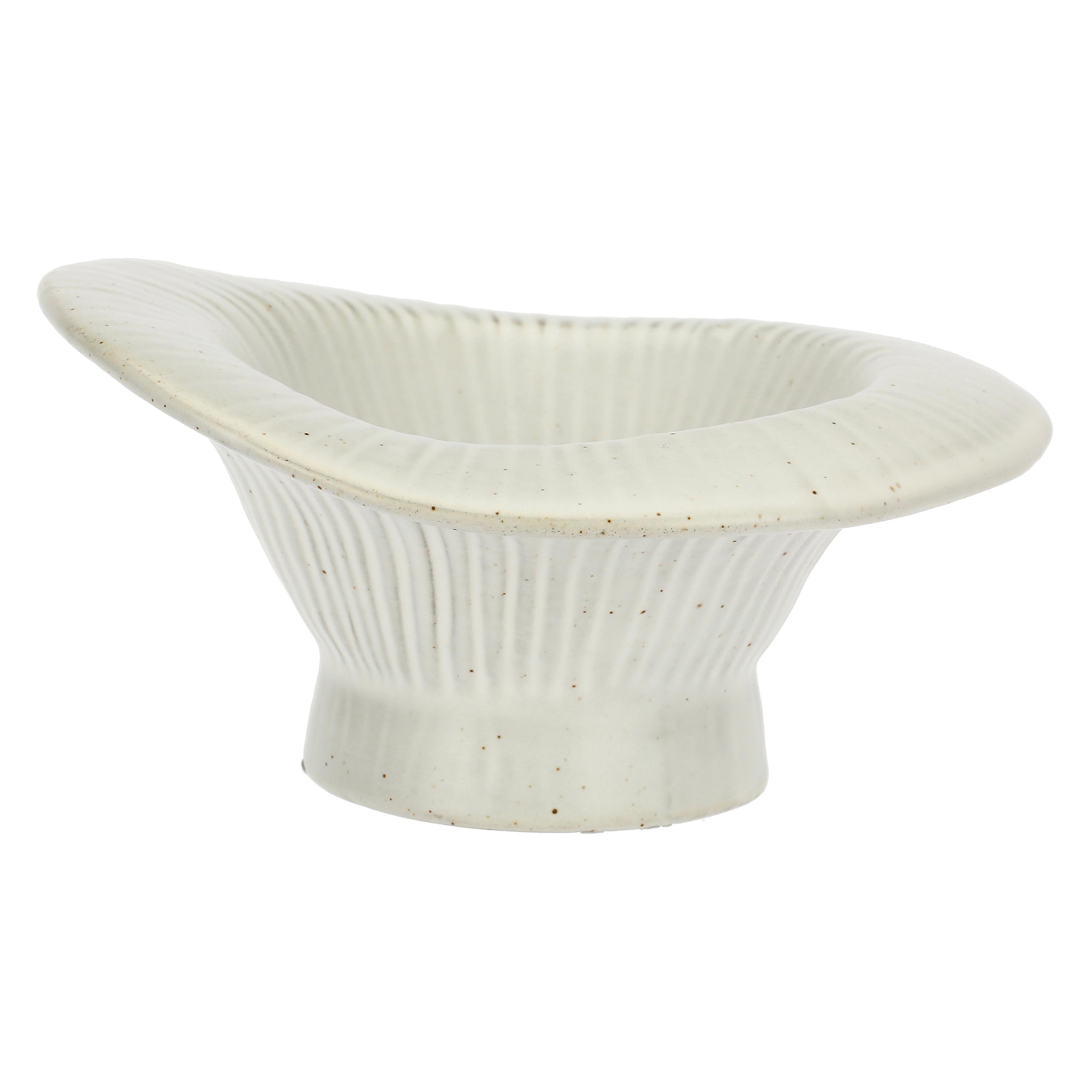 Set da 2, Fungo Decorativo S, Nelrisotto - Gres, ø12,5x 6 cm h