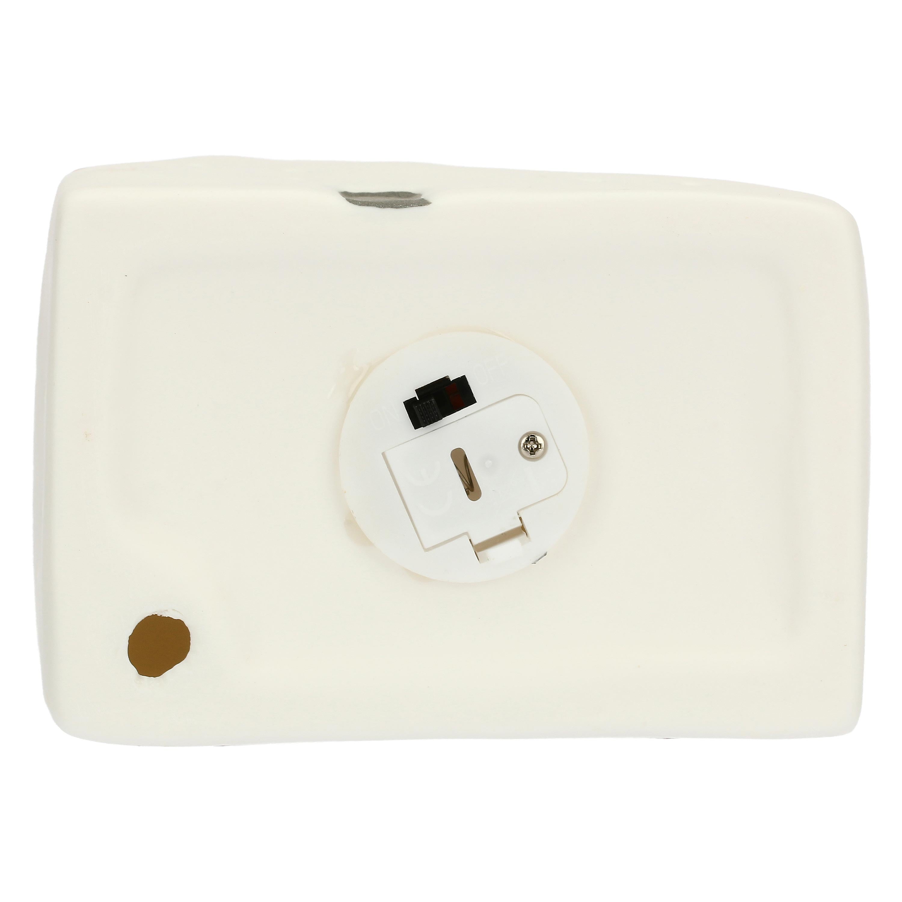 Set da 4, Casetta Led bassa rossa, Nelvillaggiocasetta - Porcellana, 10,5x7x9 cm