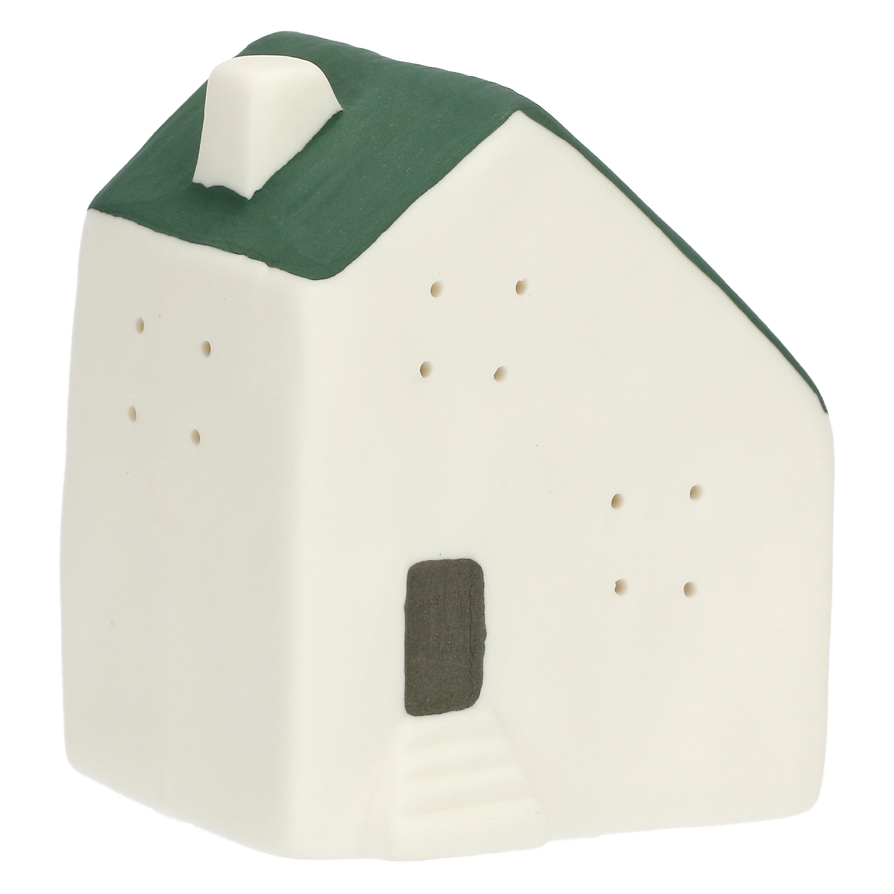 Set da 4, Led MeØ Verde, Nelvillaggiocasetta - Porcellana, 9x6,5x11 cm h