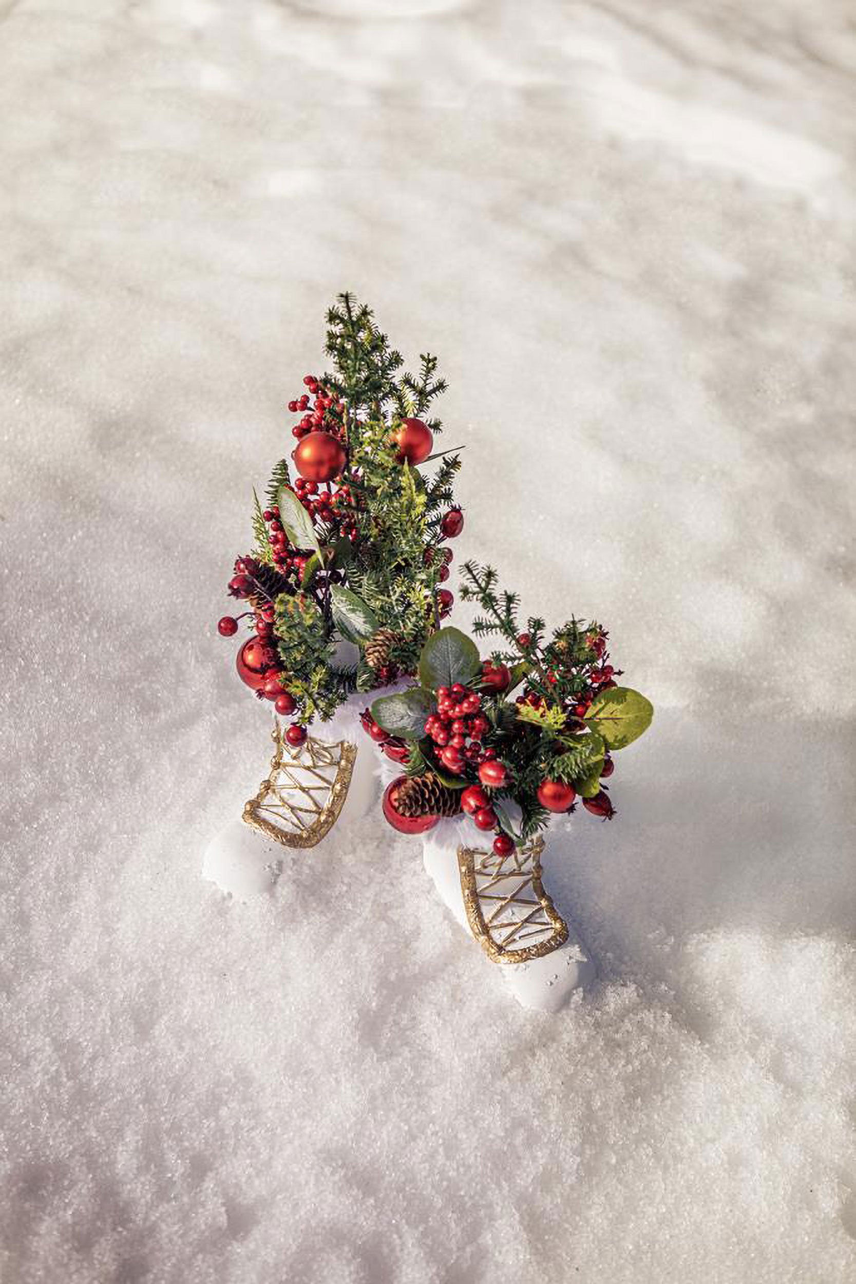 Cachepot Stivale destro, Splomp - Resina cementizia, 11X11X20 h cm