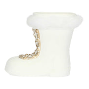 Cachepot Stivale Sinistro, Splomp - Resina cementizia, 11x20x20 cm h