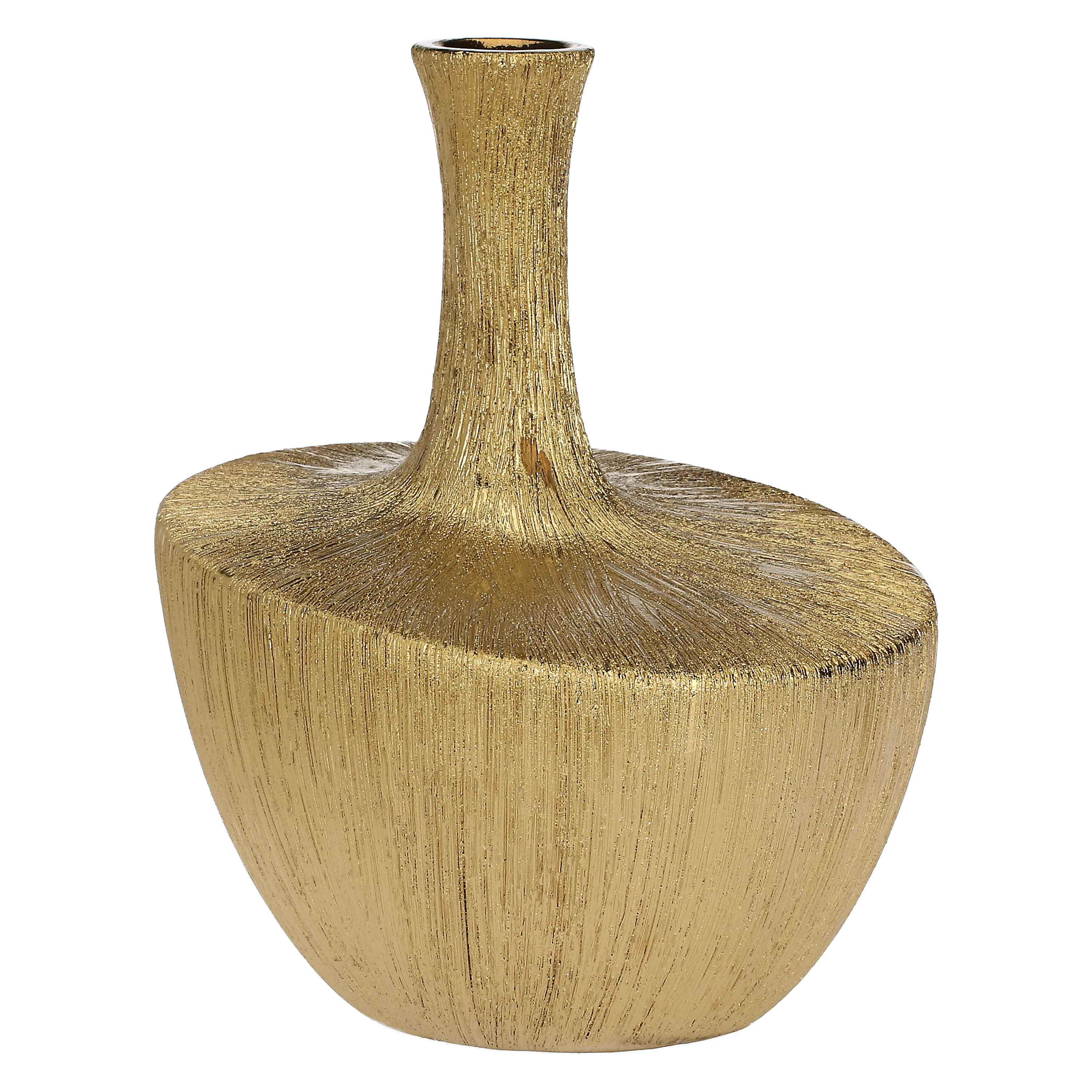 Vaso Decorativo Oro, Seistortotu - Ceramica, 19x19x23,5 cm h