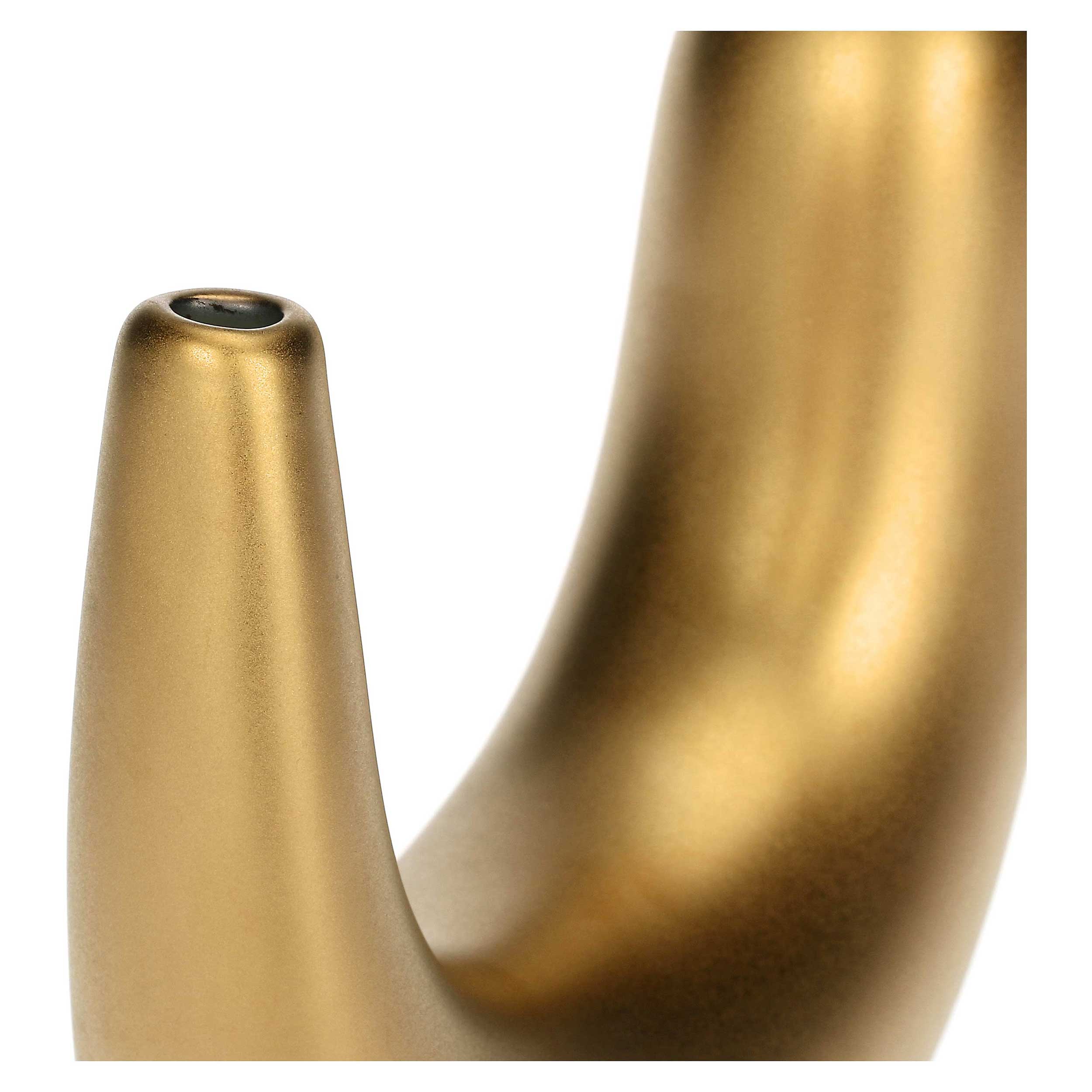 Cachepot Gold, Ipicccioncini - Gres, 14.5x5x11.7cm