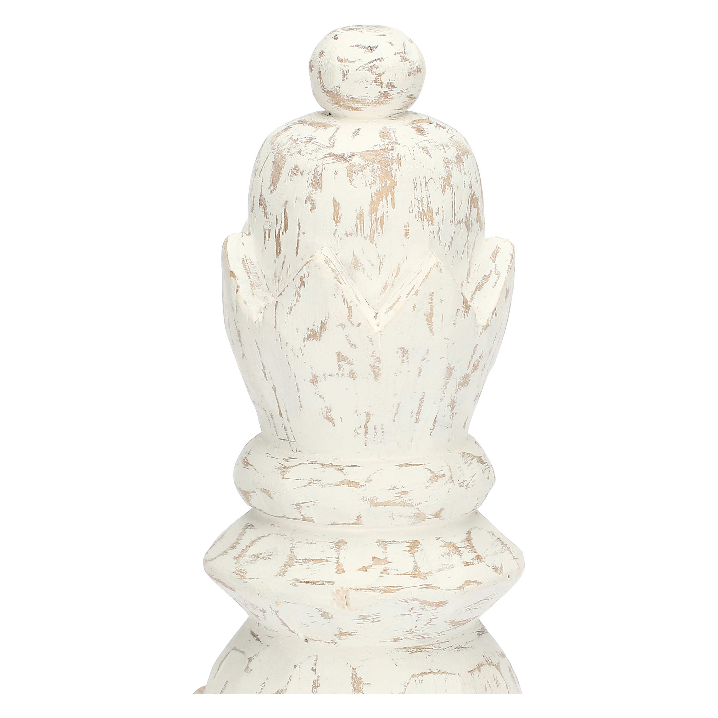 Regina Bianca, Scaccomatto - Legno Mango, 11 x 11 x 40 cm