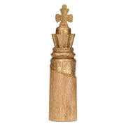 Re Oro, Scaccomatto - Legno Mango, 12 x 11 x 48 cm