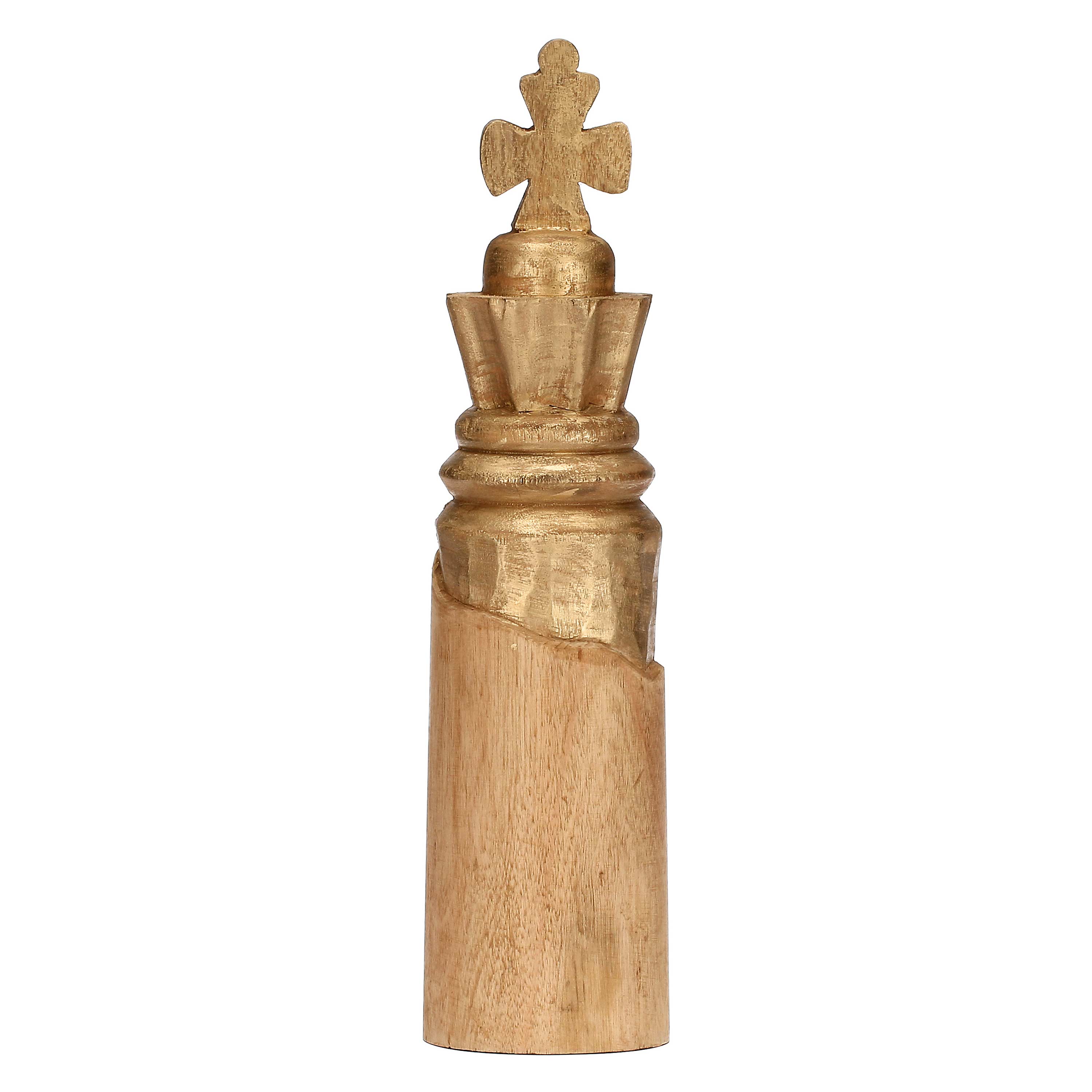 Re Oro, Scaccomatto - Legno Mango, 12 x 11 x 48 cm