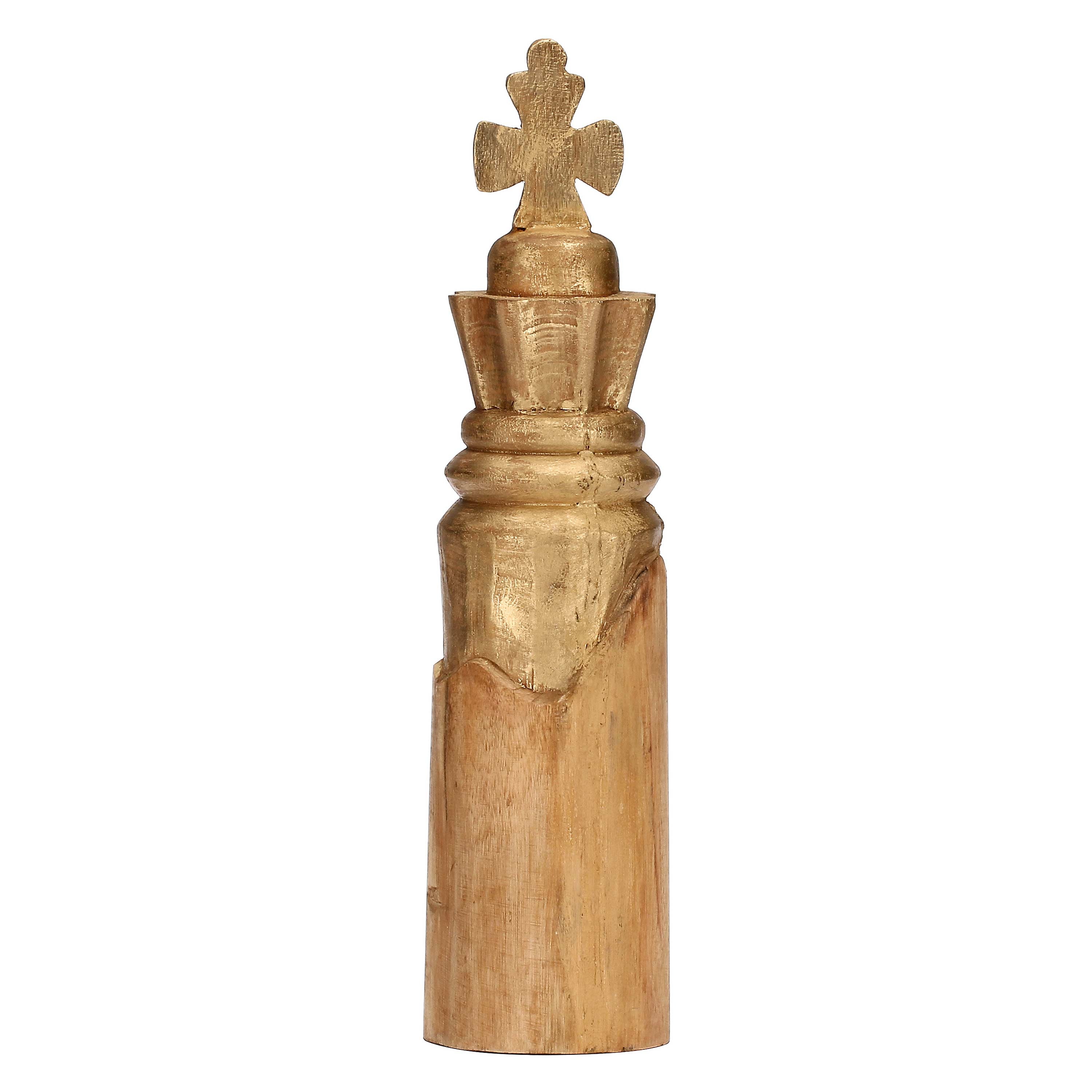 Re Oro, Scaccomatto - Legno Mango, 12 x 11 x 48 cm