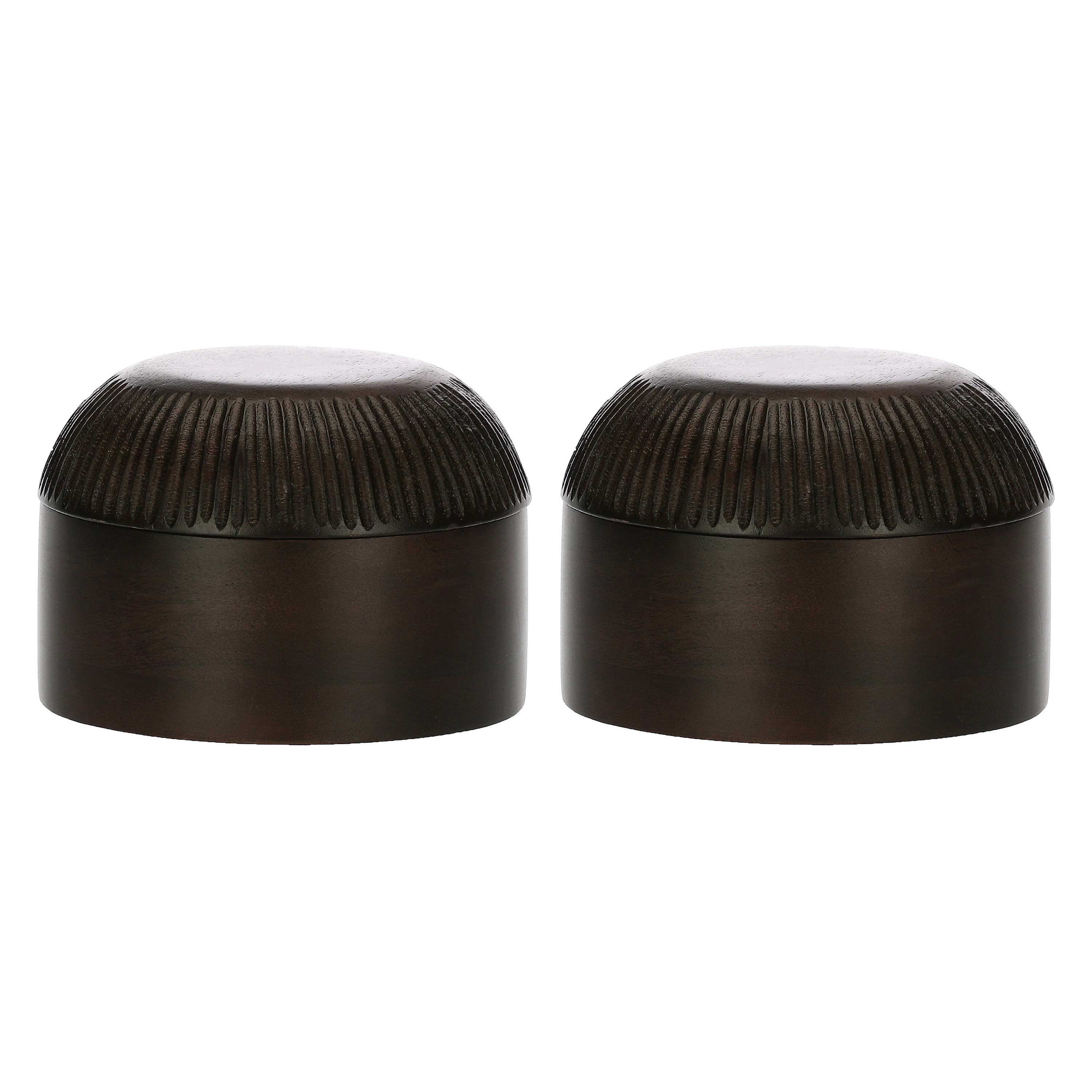 Set da 2, Scatola Piccola, Perseo - Legno Mango, 13x13x9