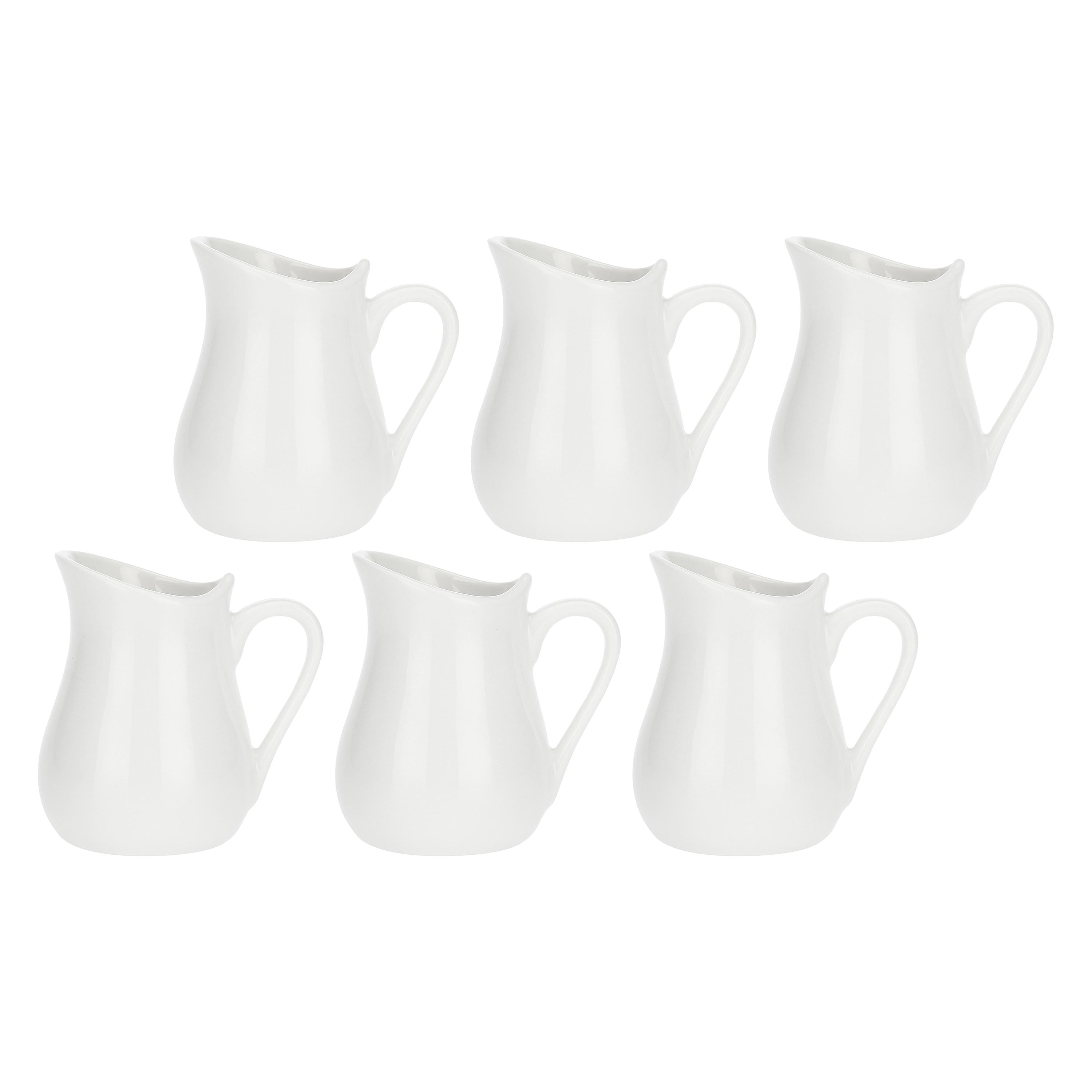 Set da 6, Cremiera , Corte - Porcellana, 125 cc