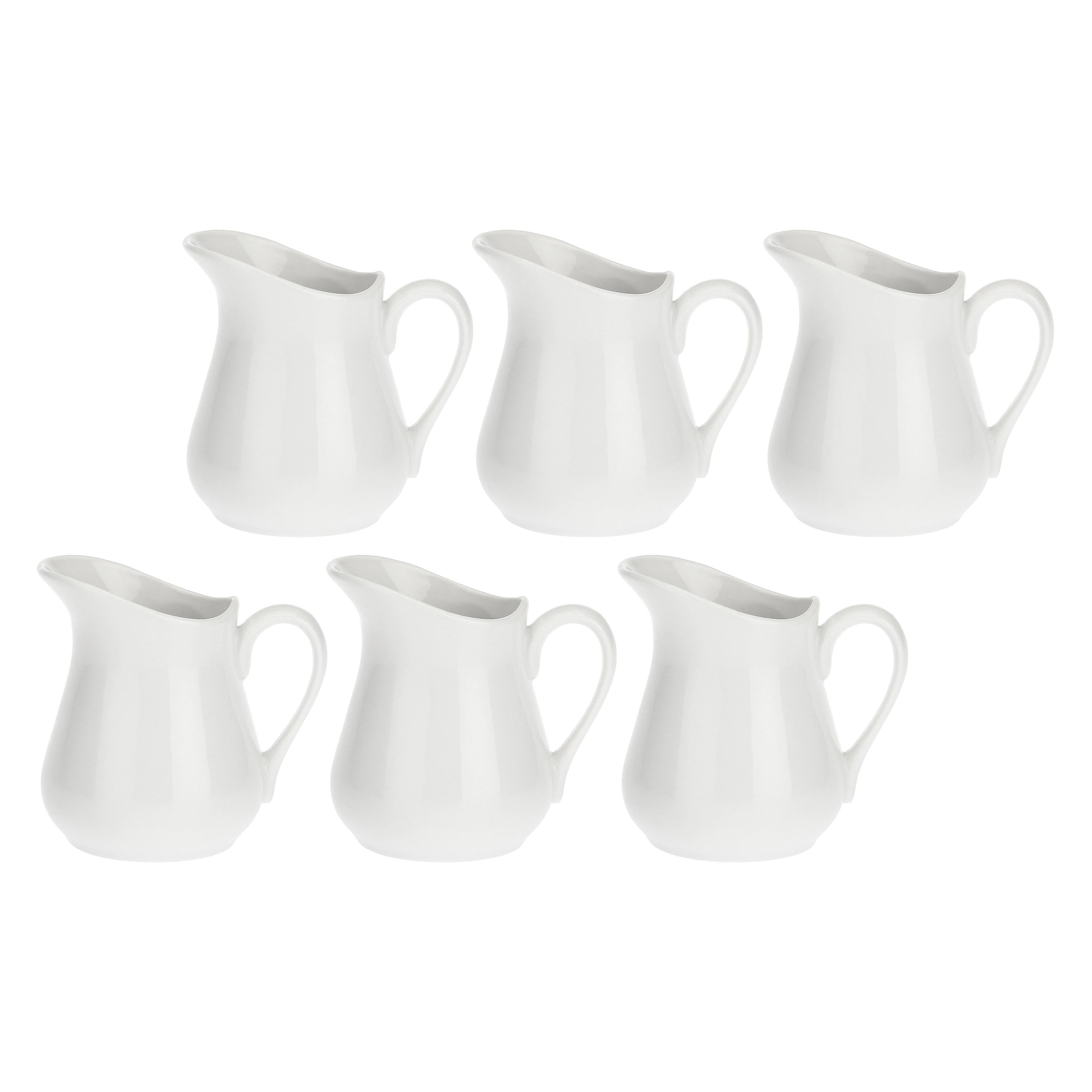 Set da 6, Cremiera , Corte - Porcellana, 330 cc