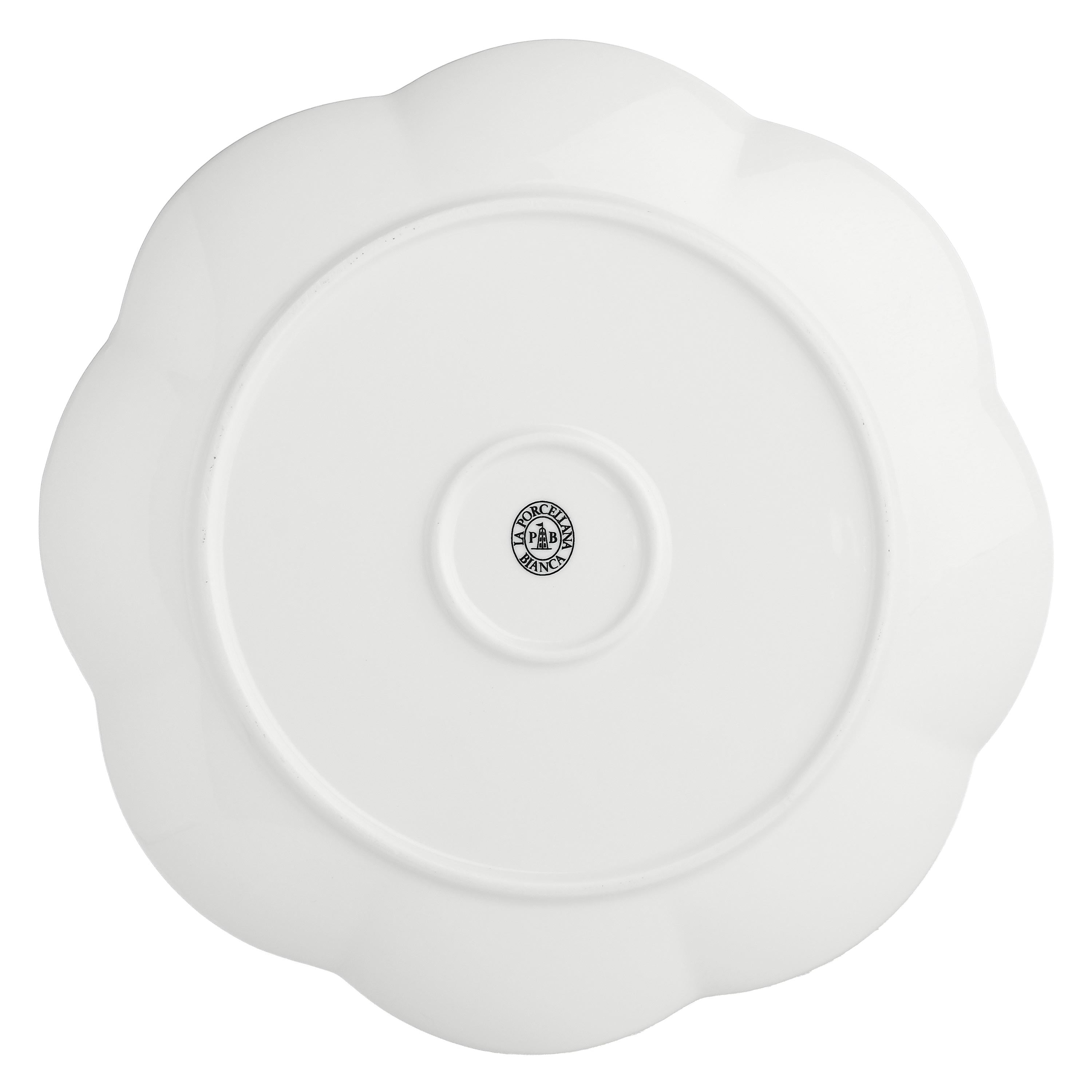 Set da 6, Piatto Piano, Villadeifiori - Porcellana, Ø26 cm