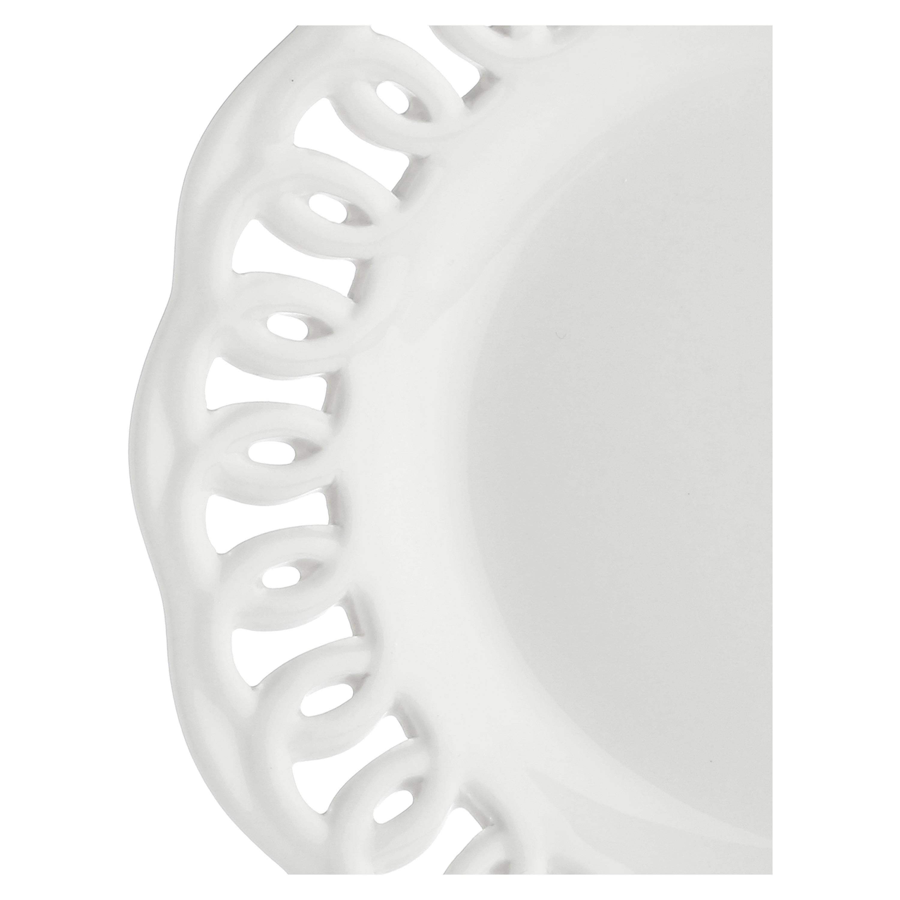 Piatto Traforato, Firenze - Porcellana, Ø15 cm