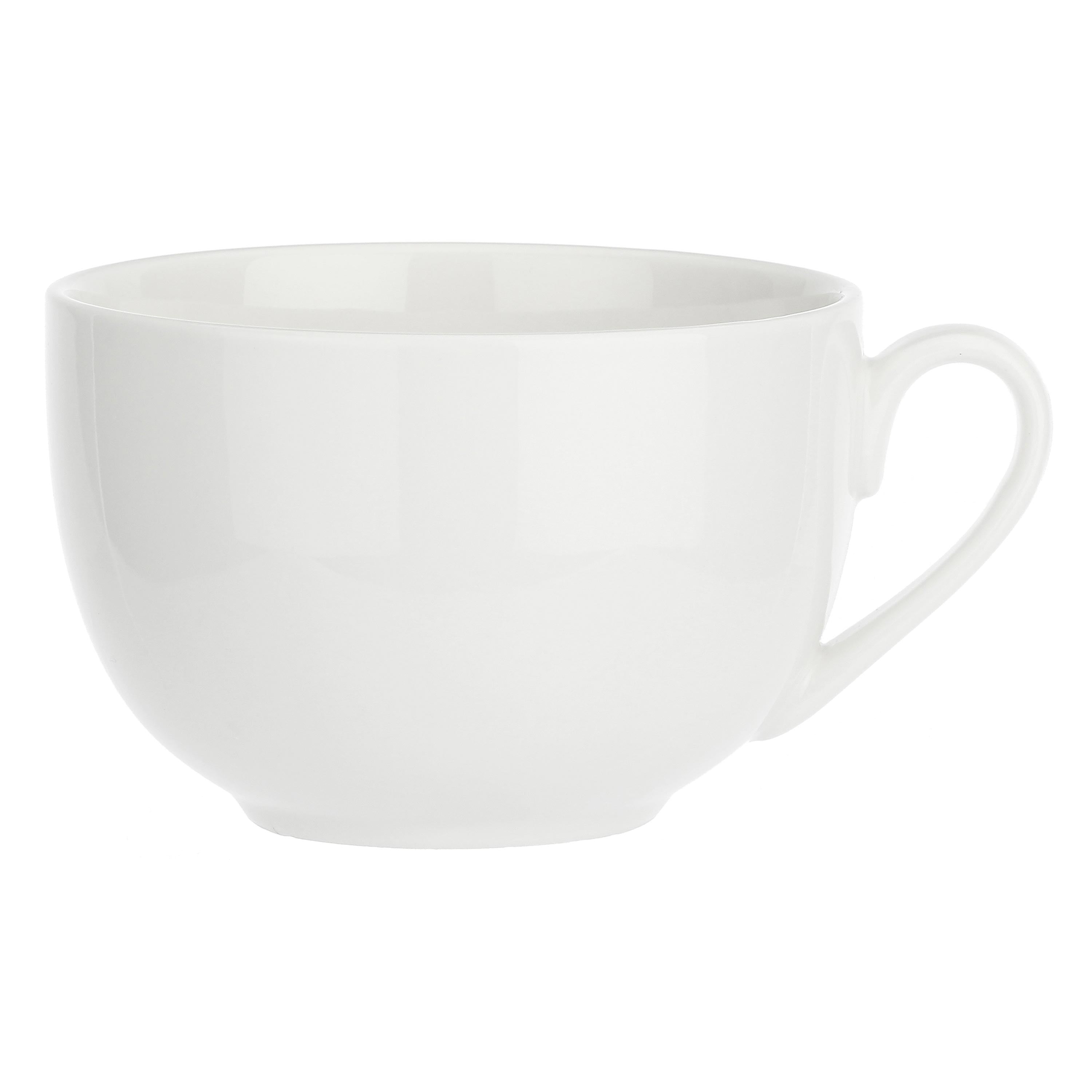 Tazza Colazione con piattino, Momenti - Porcellana, 450 cc