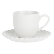 Set da 6, Tazza Caffe' con piattino, Momenti - Porcellana, 85 cc