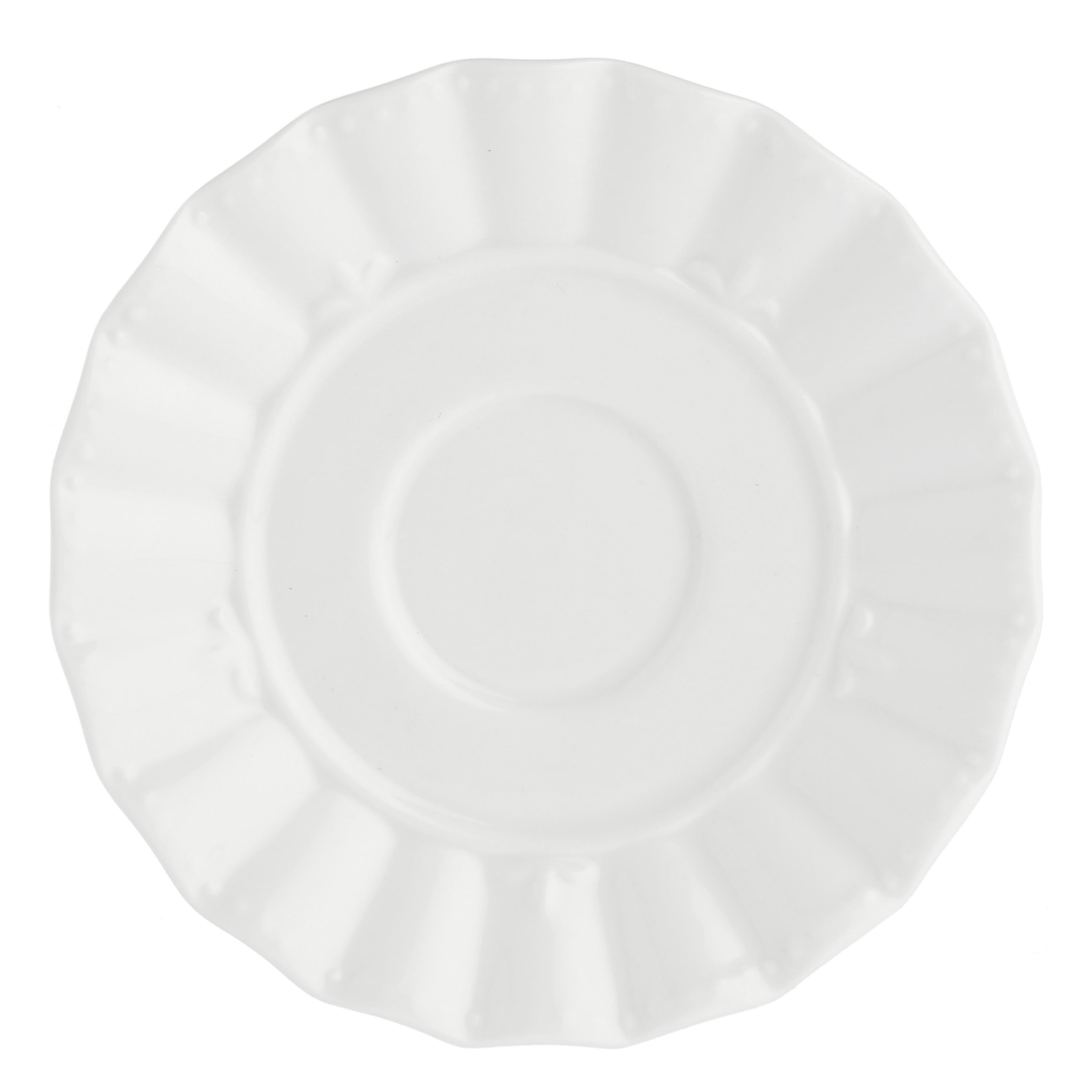 Set da 6, Tazza Caffe' con piattino, Ducale - Porcellana, 80 cc