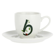 Tazza Caffe' con piattino 'B', Solotua - Porcellana, 90 cc
