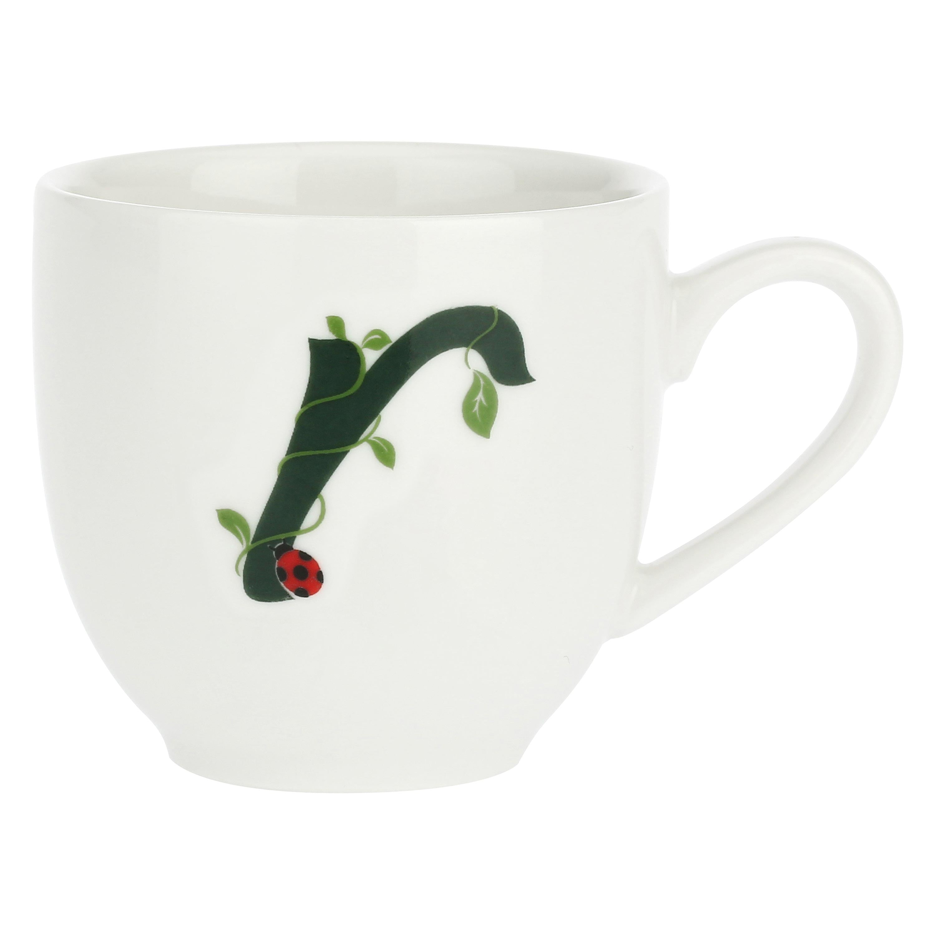 Tazza Caffè con piattino "R", SoloTua - Porcellana, 90 cc