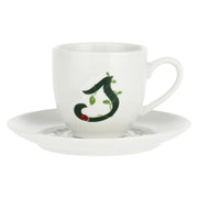Tazza Caffè con piattino "S", SoloTua - Porcellana, 90 cc