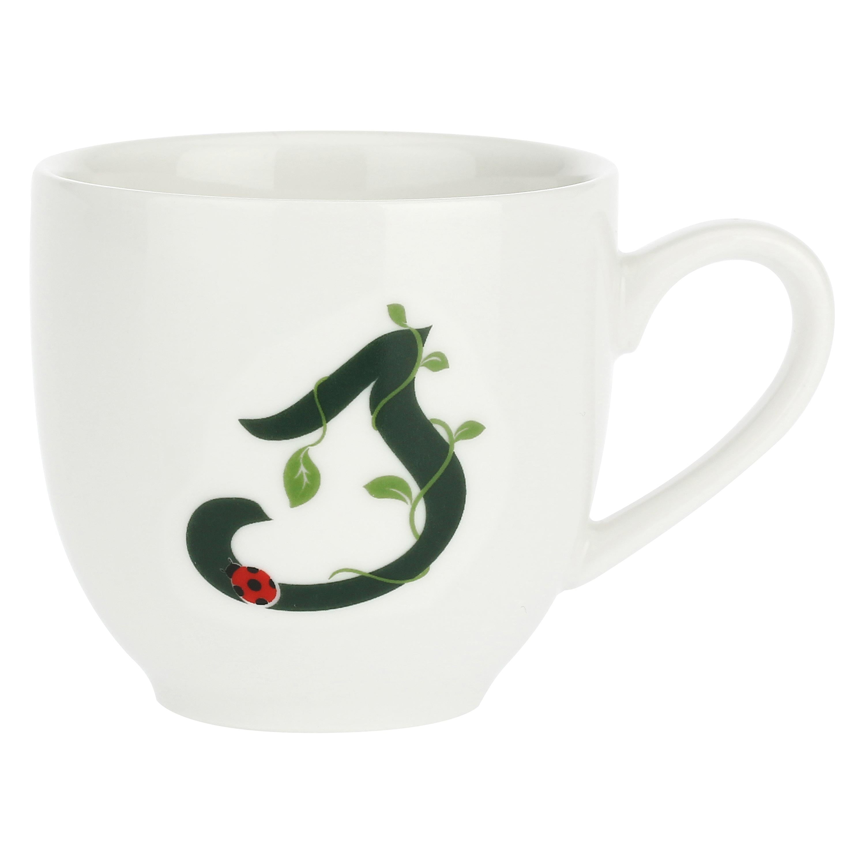 Tazza Caffè con piattino "S", SoloTua - Porcellana, 90 cc