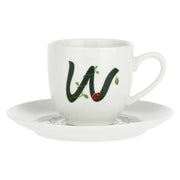 Tazza Caffe' con piattino 'W', Solotua - Porcellana, 90 cc
