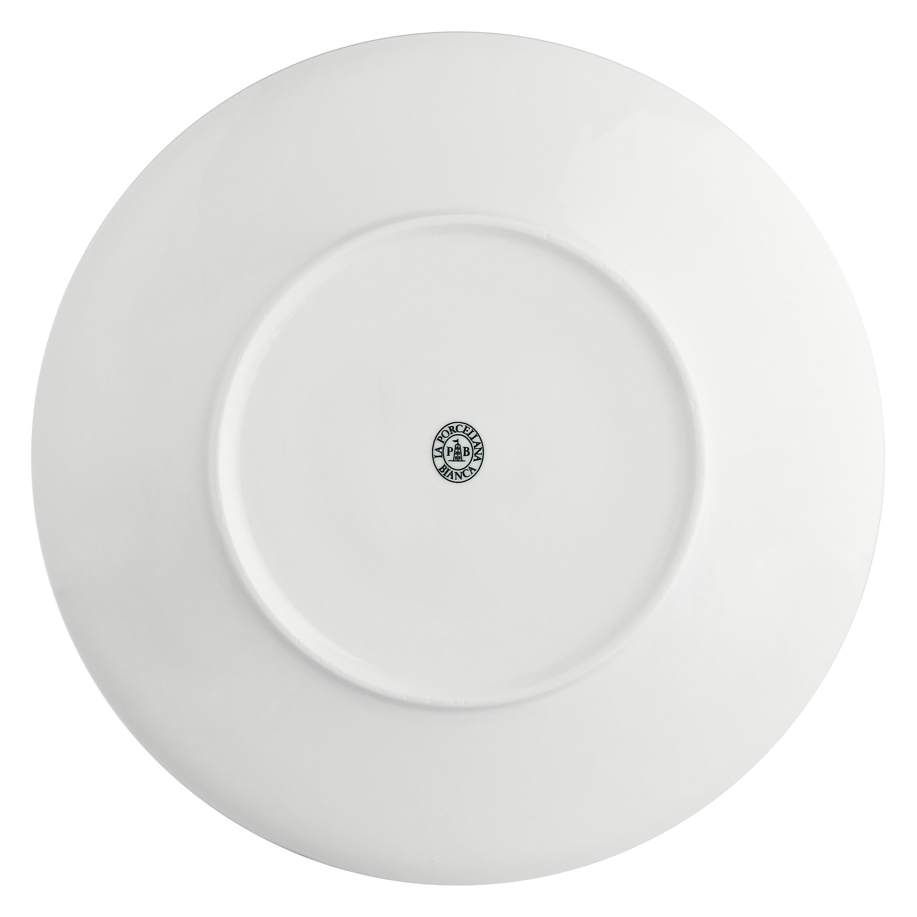 Set da 6, Piatto Piano, Bosco - Bone China, Ø27 cm