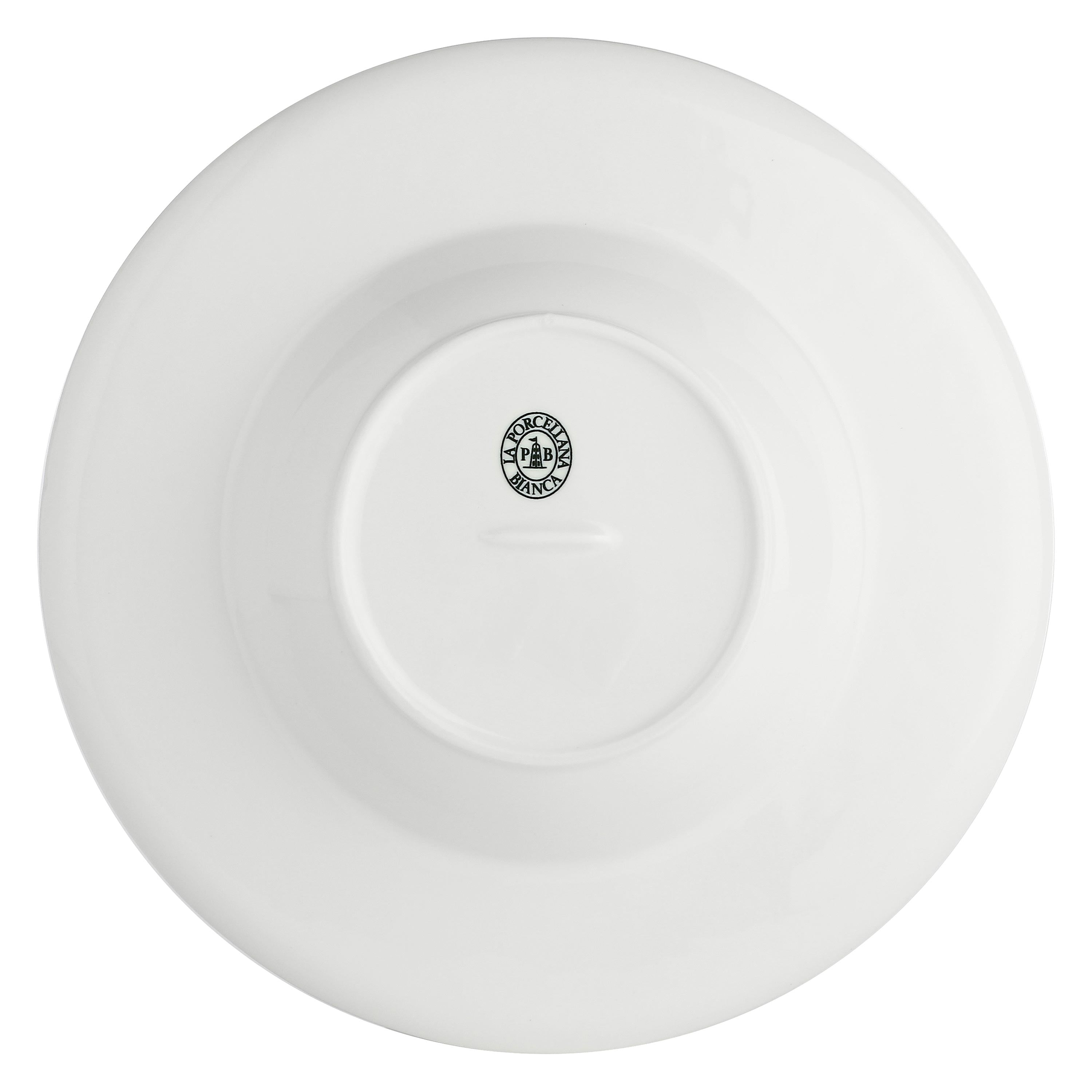 Set da 6, Piatto Fondo, Bosco - Porcellana, Ø23 cm