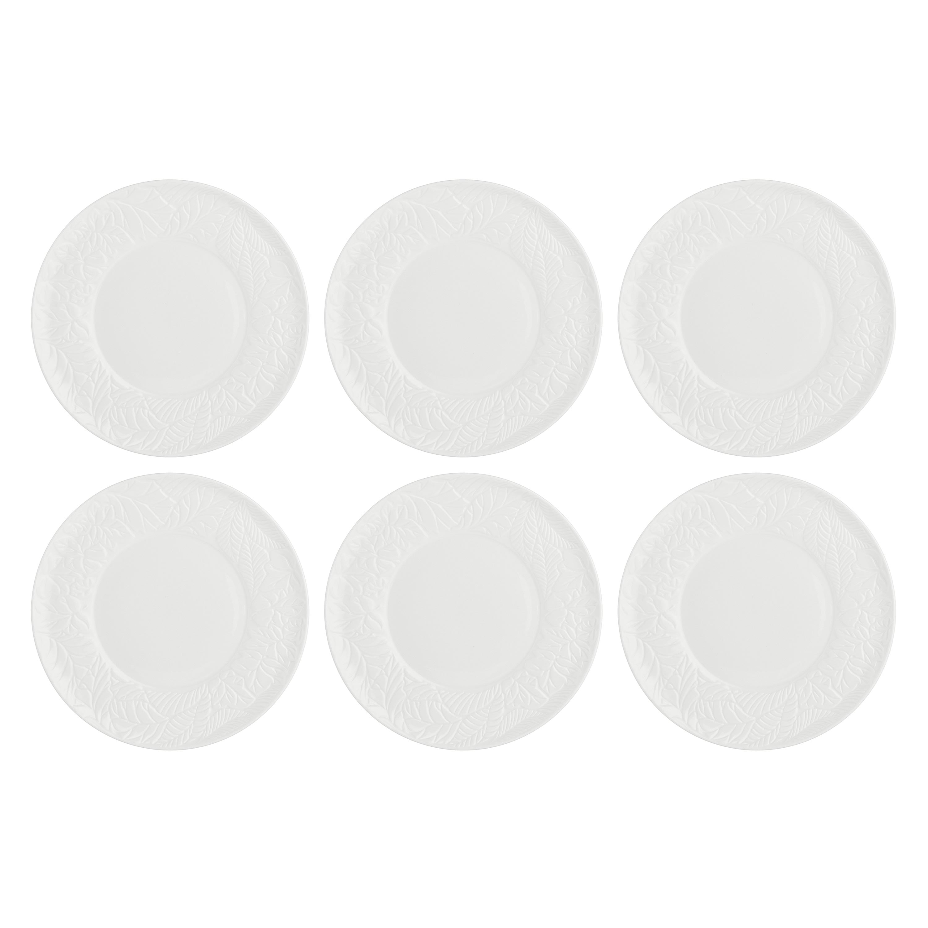 Set da 6, Piatto Frutta, Bosco - Porcellana, Ø21,5 cm