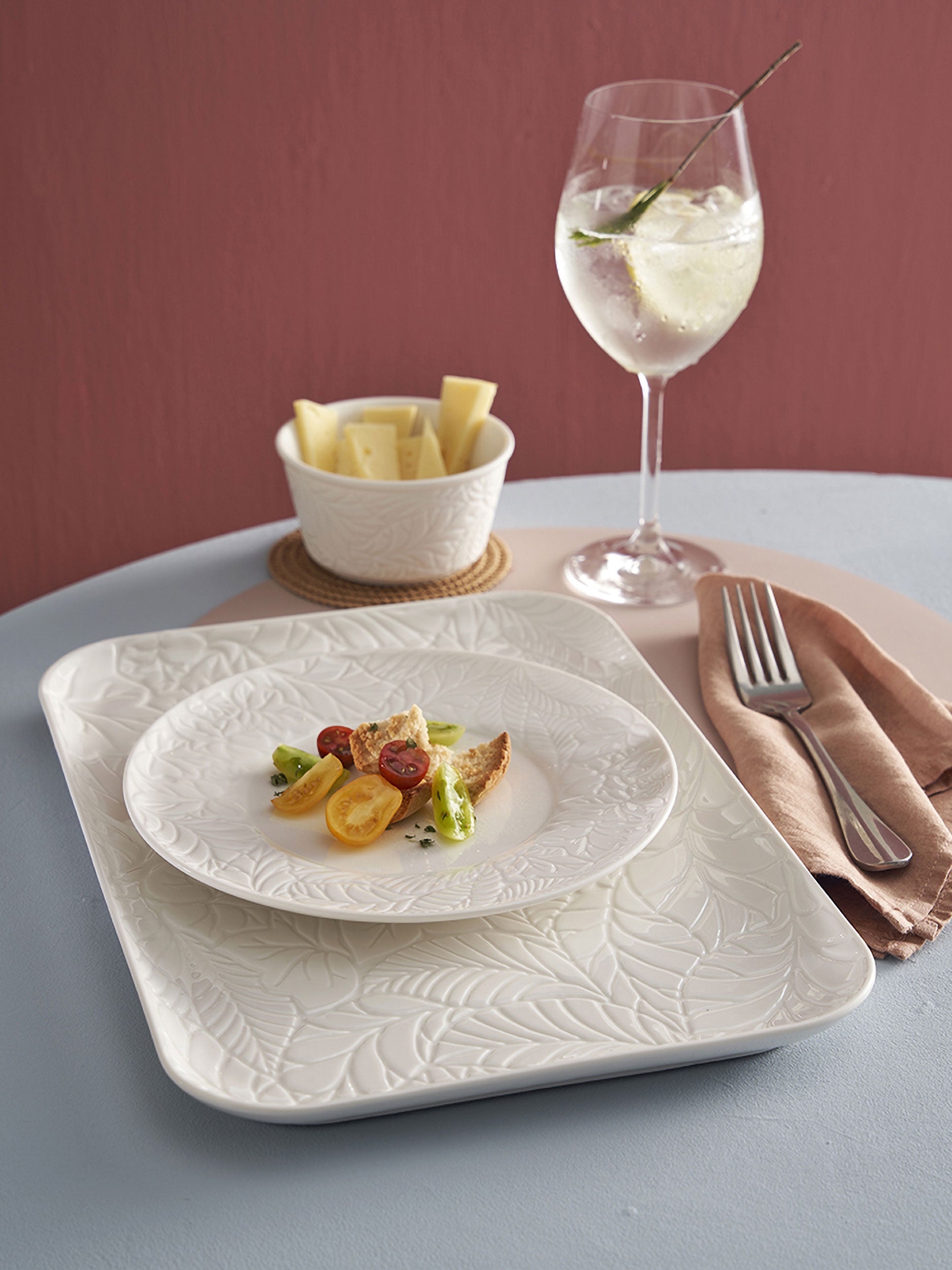 Set da 6, Piatto Frutta, Bosco - Porcellana, Ø21,5 cm