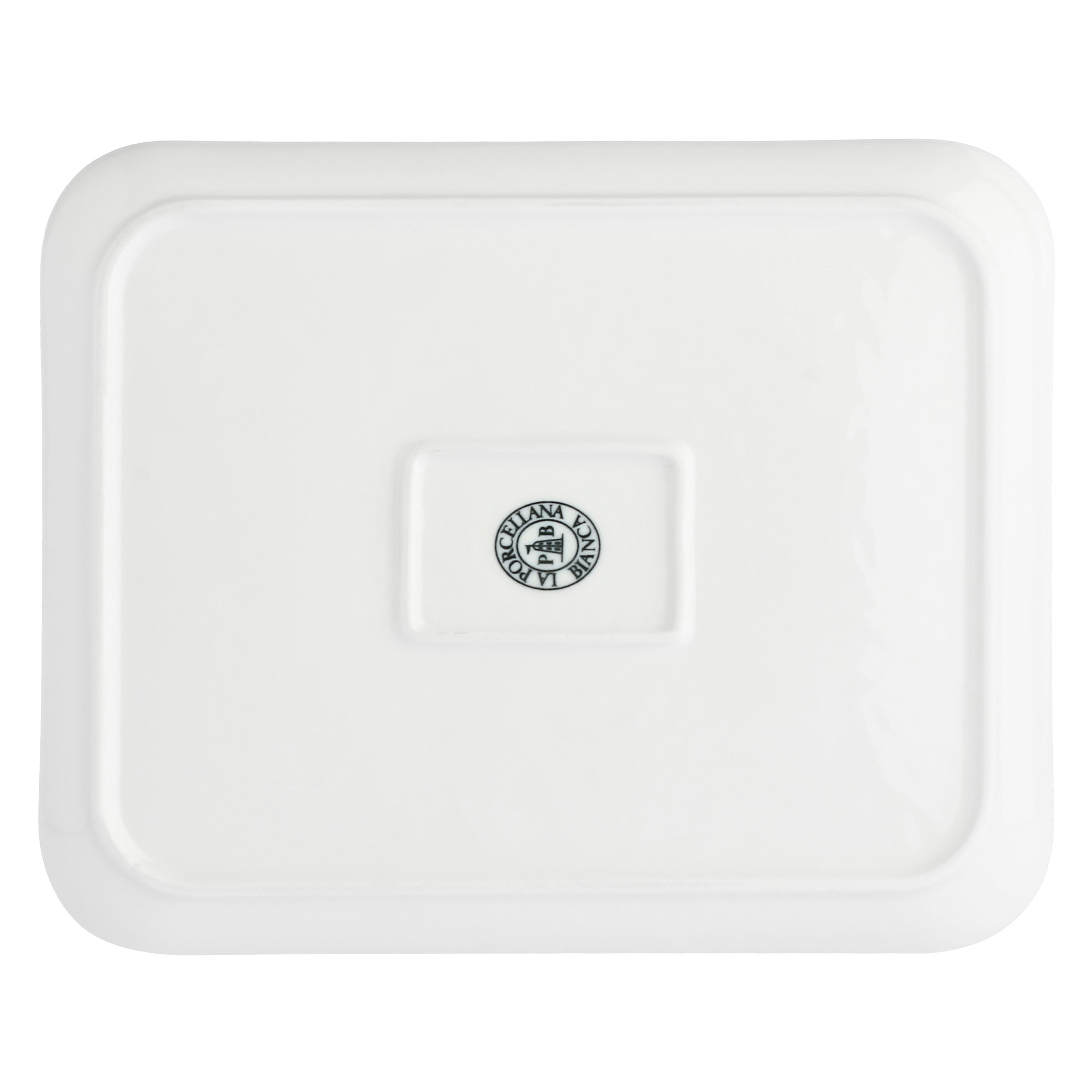 Vassoio Rettangolare, Bosco - Porcellana, 20x15 cm