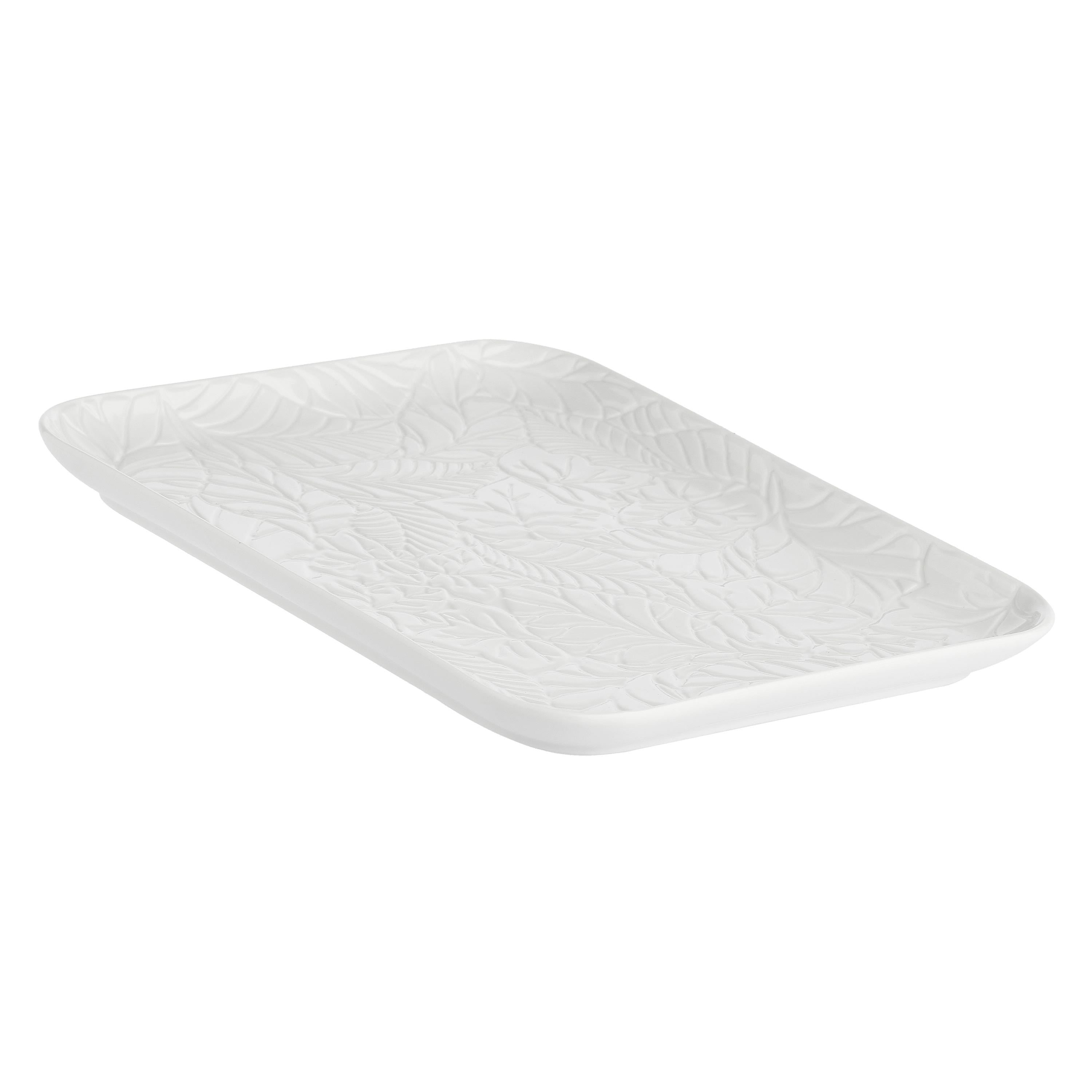 Vassoio Rettangolare, Bosco - Porcellana, 34,5x25 cm