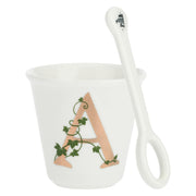 Bicchierino A C/Cucchiaino, Unico - Porcellana, 75 cc