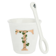 Bicchierino T C/Cucchiaino, Unico - Porcellana, 75 cc