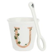 Bicchierino U C/Cucchiaino, Unico - Porcellana, 75 cc