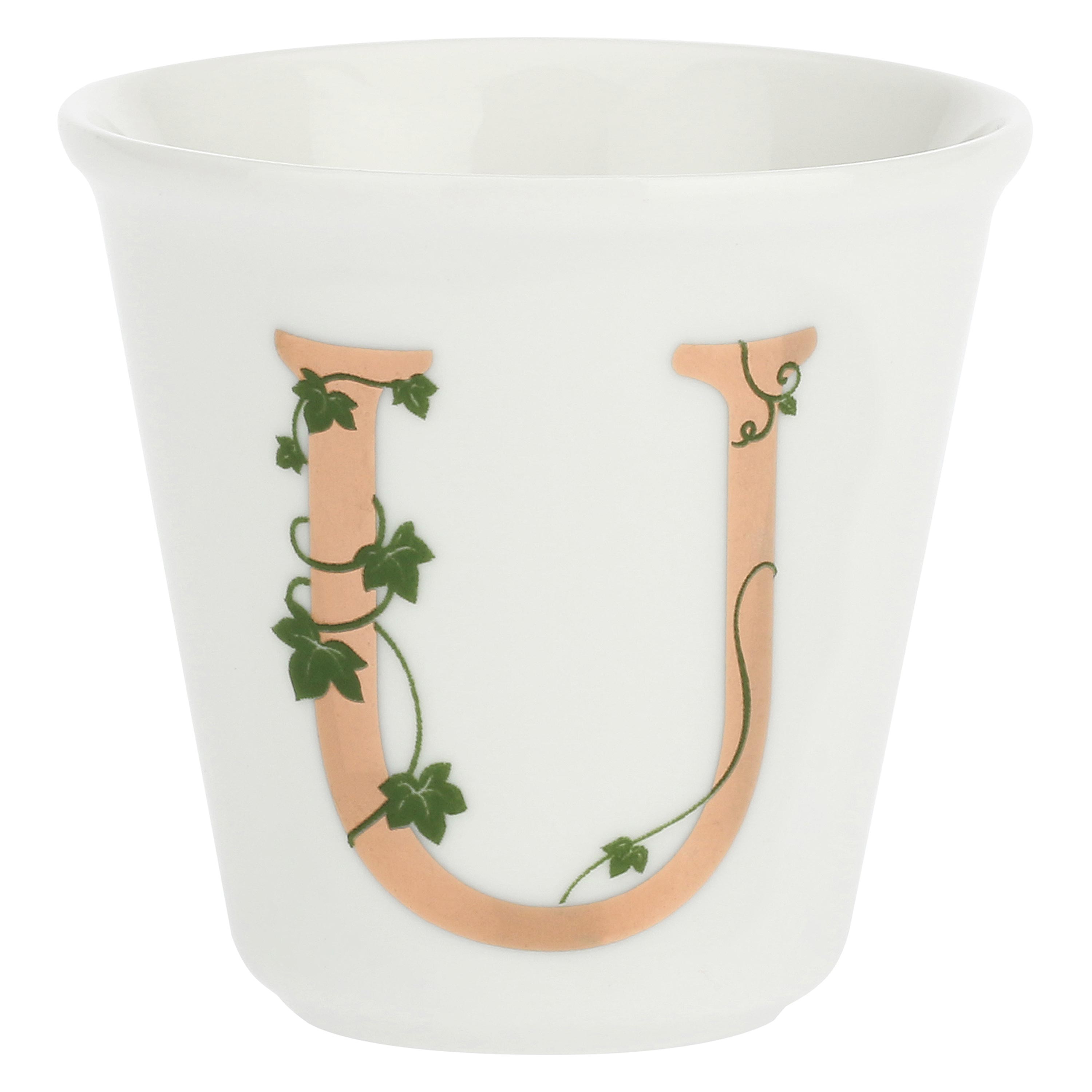 Bicchierino U C/Cucchiaino, Unico - Porcellana, 75 cc