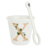 Bicchierino x C/Cucchiaino, Unico - Porcellana, 75 cc