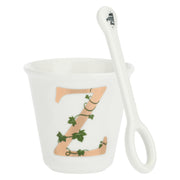 Bicchierino Z C/Cucchiaino, Unico - Porcellana, 75 cc