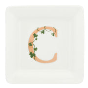 Piattino Quadrato 'C', Adorato - Porcellana,  10x10 cm
