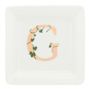 Piattino Quadrato 'G', Adorato - Porcellana,  10x10 cm