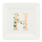 Piattino Quadrato 'H', Adorato - Porcellana,  10x10 cm