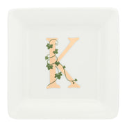 Piattino quadrato "K", Adorato - Porcellana, 10x10 cm