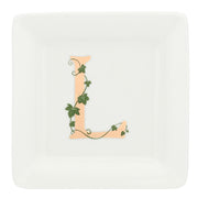 Piattino Quadrato 'L', Adorato - Porcellana,  10x10 cm