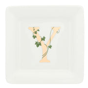 Piattino Quadrato 'Y', Adorato - Porcellana,  10x10 cm